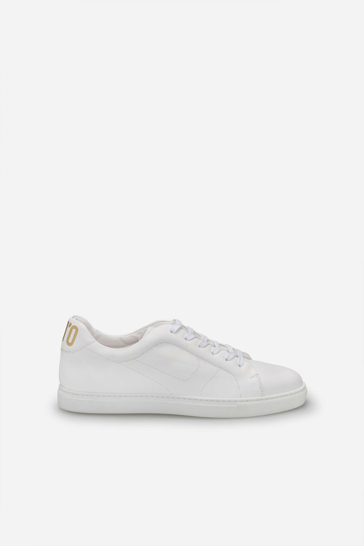 Spatarella Sneakers uomo N.100 in pelle bianca Consegna Veloce