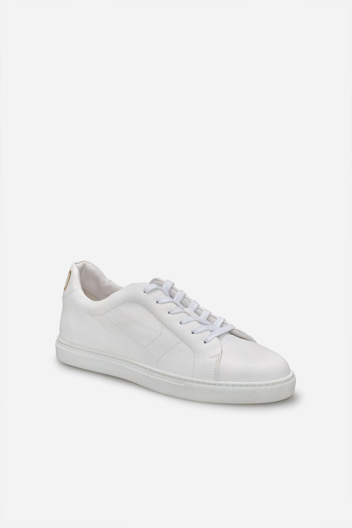 Spatarella Sneakers uomo N.100 in pelle bianca Consegna Veloce