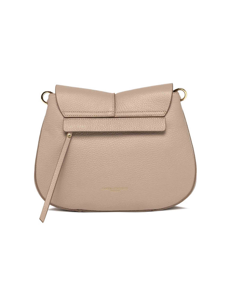 Spatarella Borse a spalla donna Helena Round in pelle phard con doppia tracolla Saldi Di Fabbrica