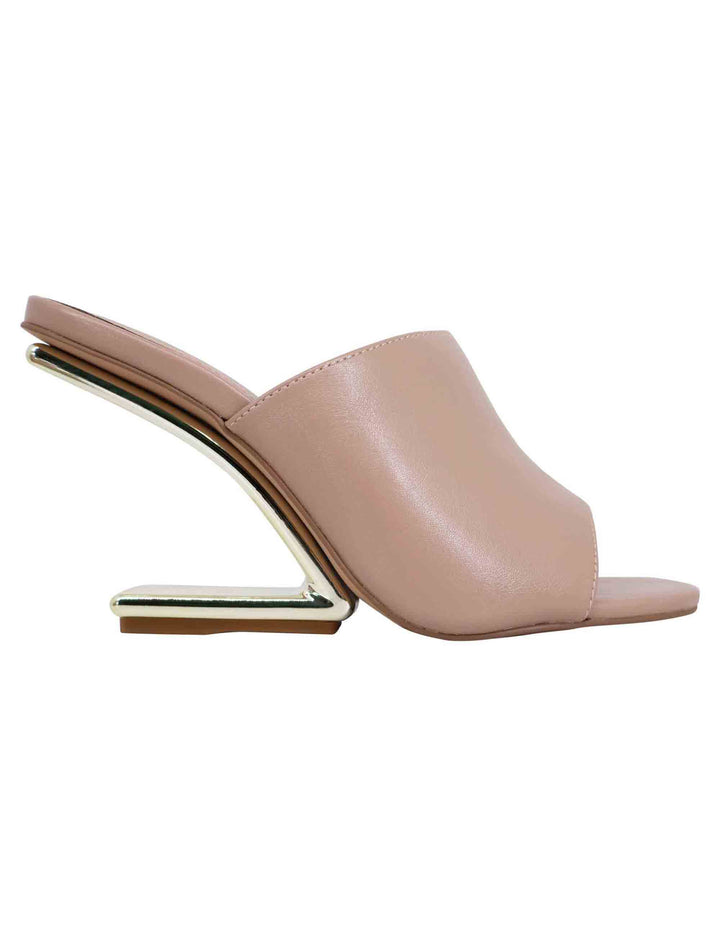 Spatarella Sandali donna in pelle nude con tacco zeppa alto I Più Venduti