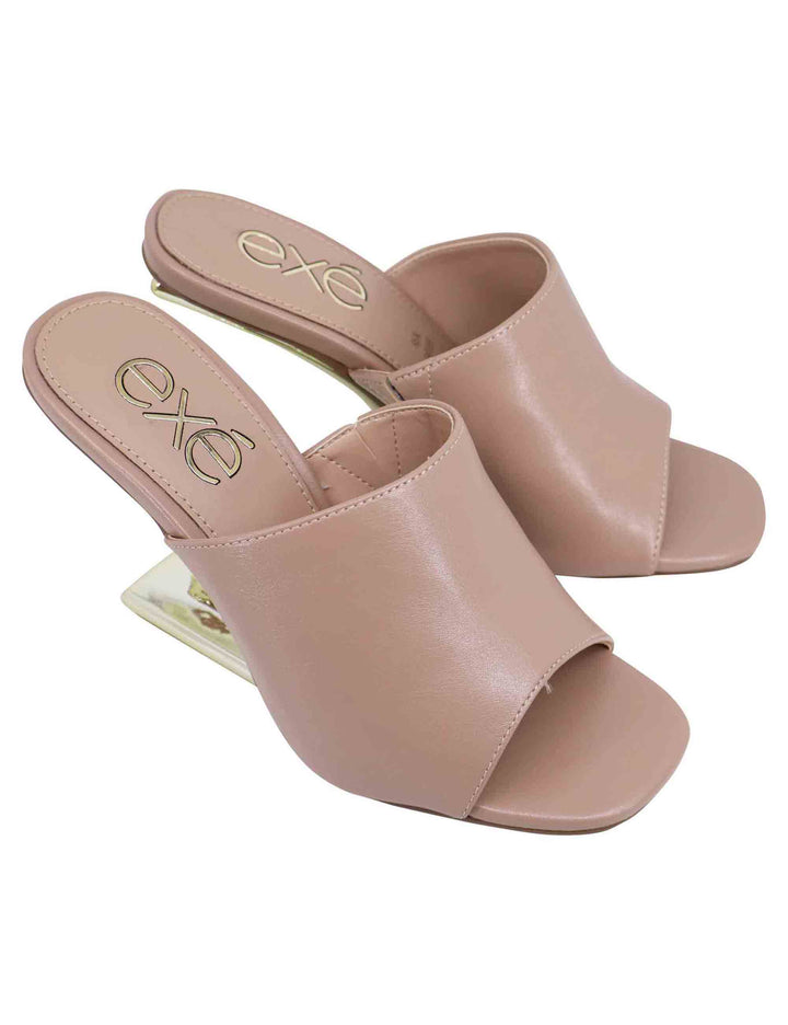 Spatarella Sandali donna in pelle nude con tacco zeppa alto I Più Venduti