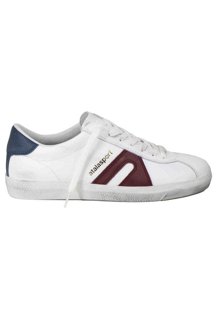 Spatarella Sneakers uomo in pelle bianca In Saldo