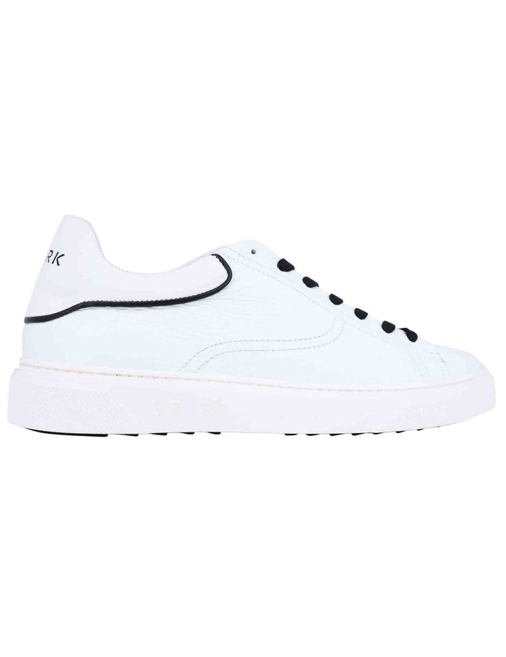 Spatarella Sneakers uomo in pelle bianca Rilascio limitato