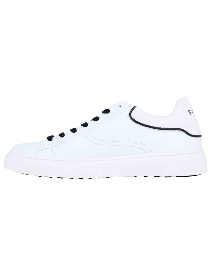 Spatarella Sneakers uomo in pelle bianca Rilascio limitato