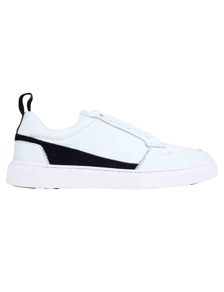 Spatarella Sneakers uomo in pelle bianca In Linea