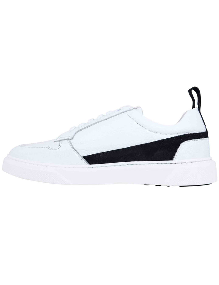 Spatarella Sneakers uomo in pelle bianca In Linea