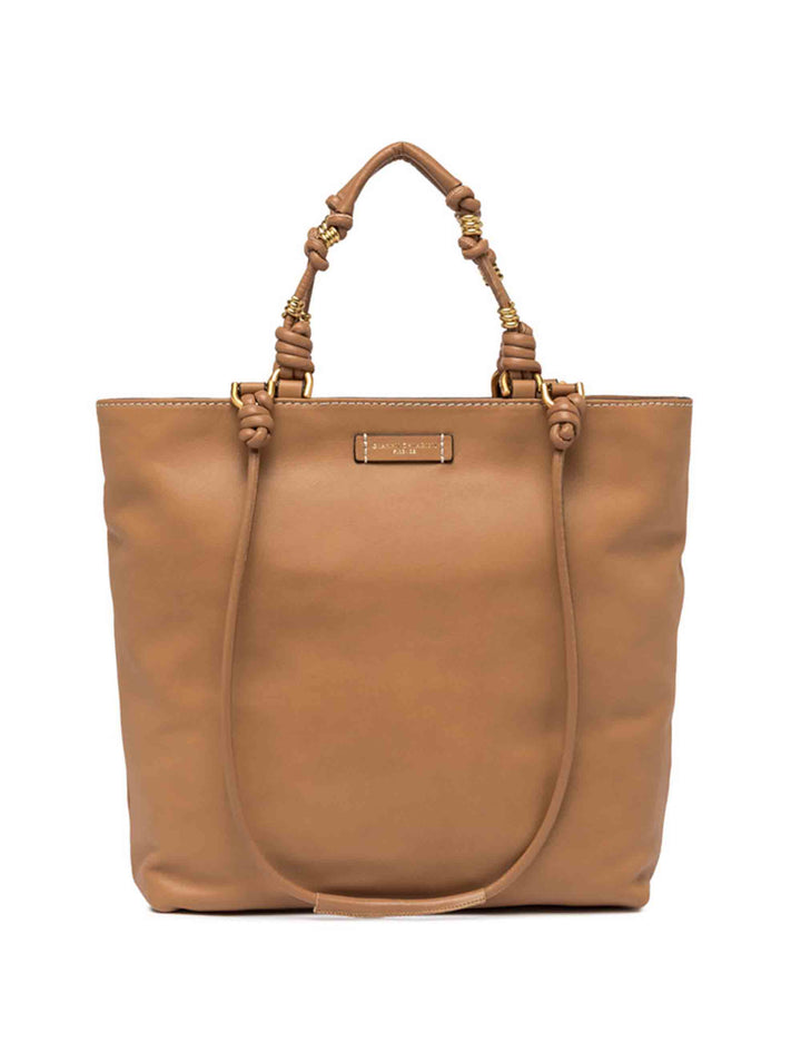 Spatarella Shopping bag donna Camilla in pelle cuoio con doppi manici Acquista Ora