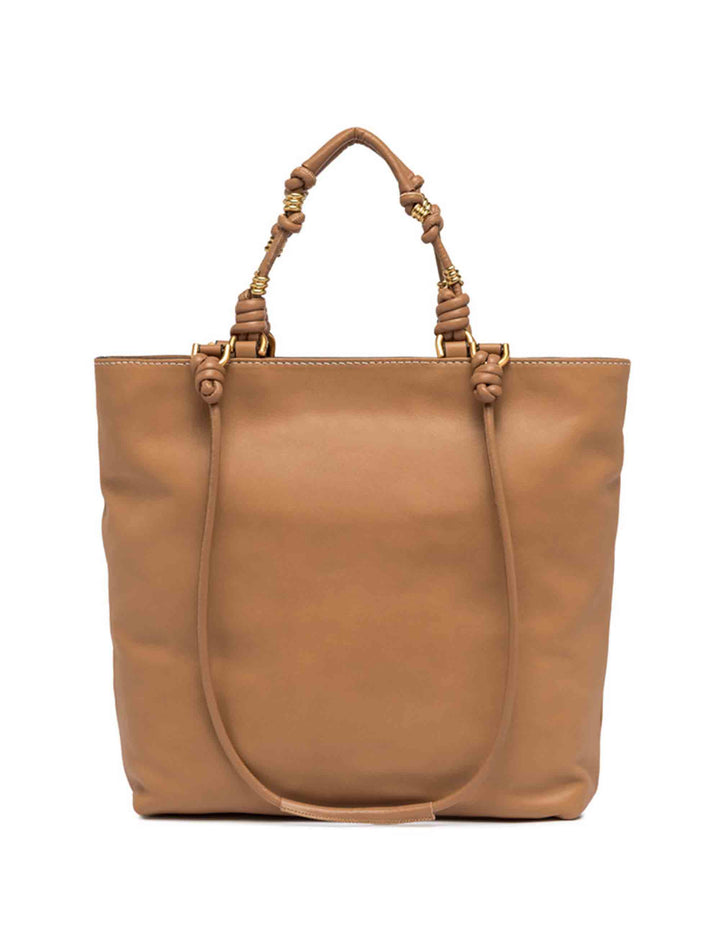 Spatarella Shopping bag donna Camilla in pelle cuoio con doppi manici Acquista Ora