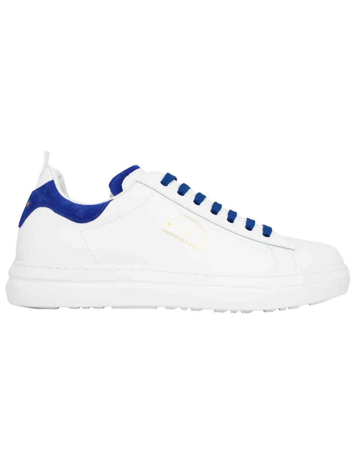 Spatarella Sneakers uomo Court classic in pelle bianca Vendita Economica