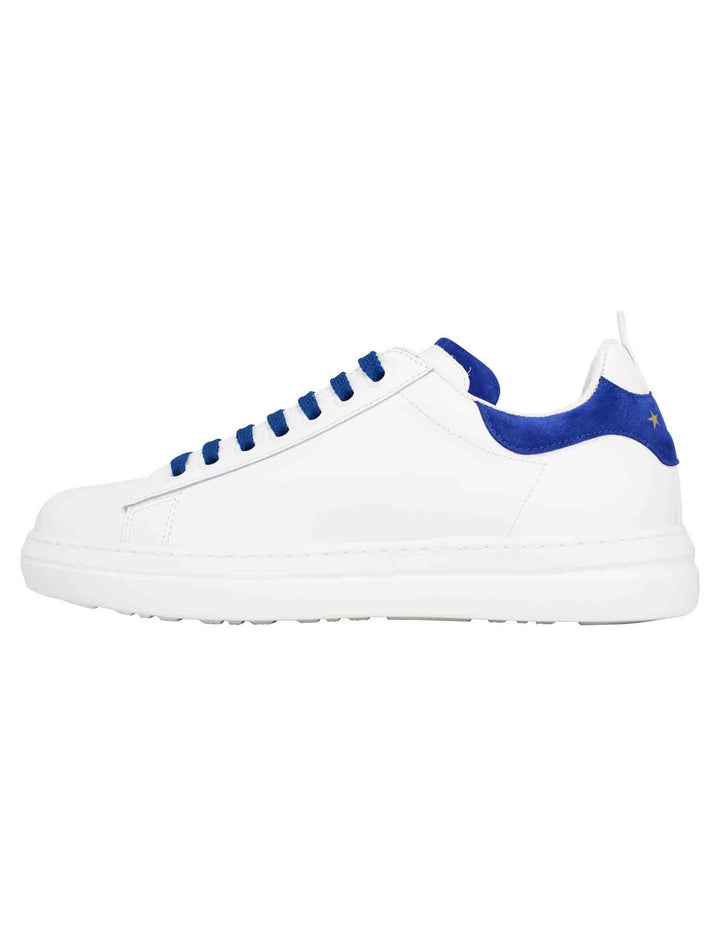 Spatarella Sneakers uomo Court classic in pelle bianca Vendita Economica