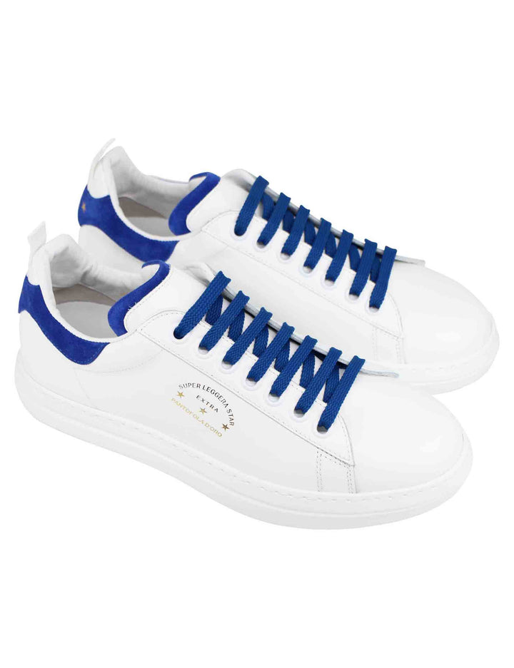 Spatarella Sneakers uomo Court classic in pelle bianca Vendita Economica