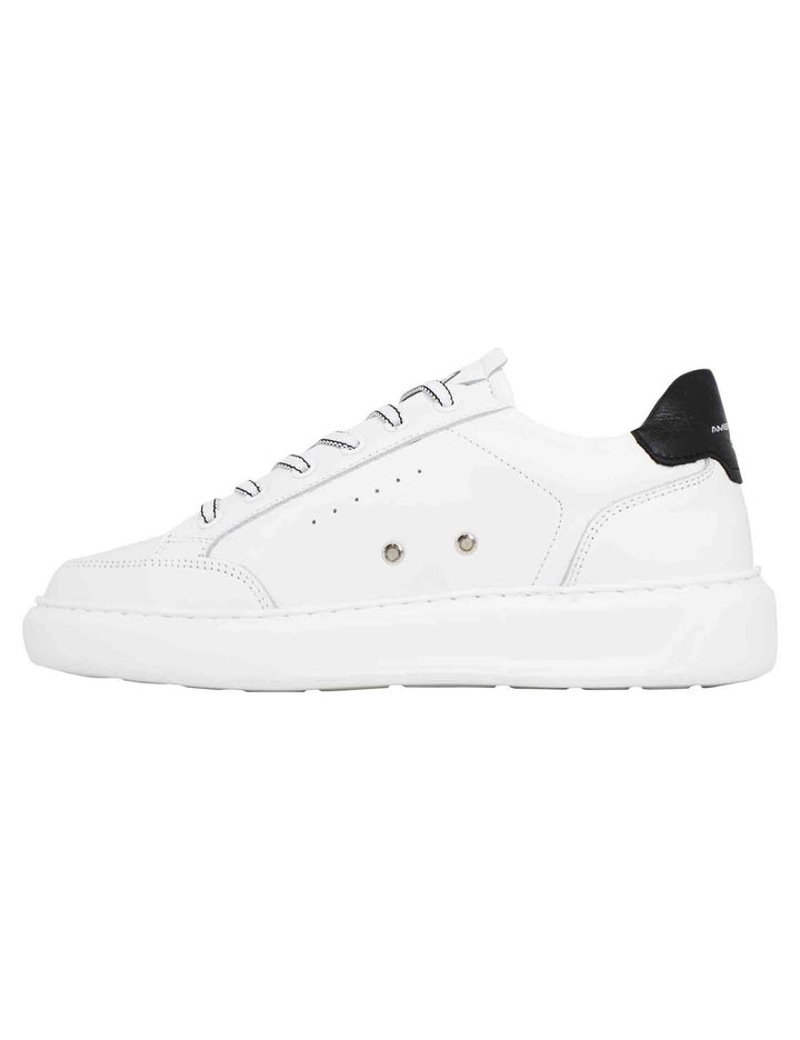 Spatarella Sneakers uomo Kit in pelle bianca Negozio