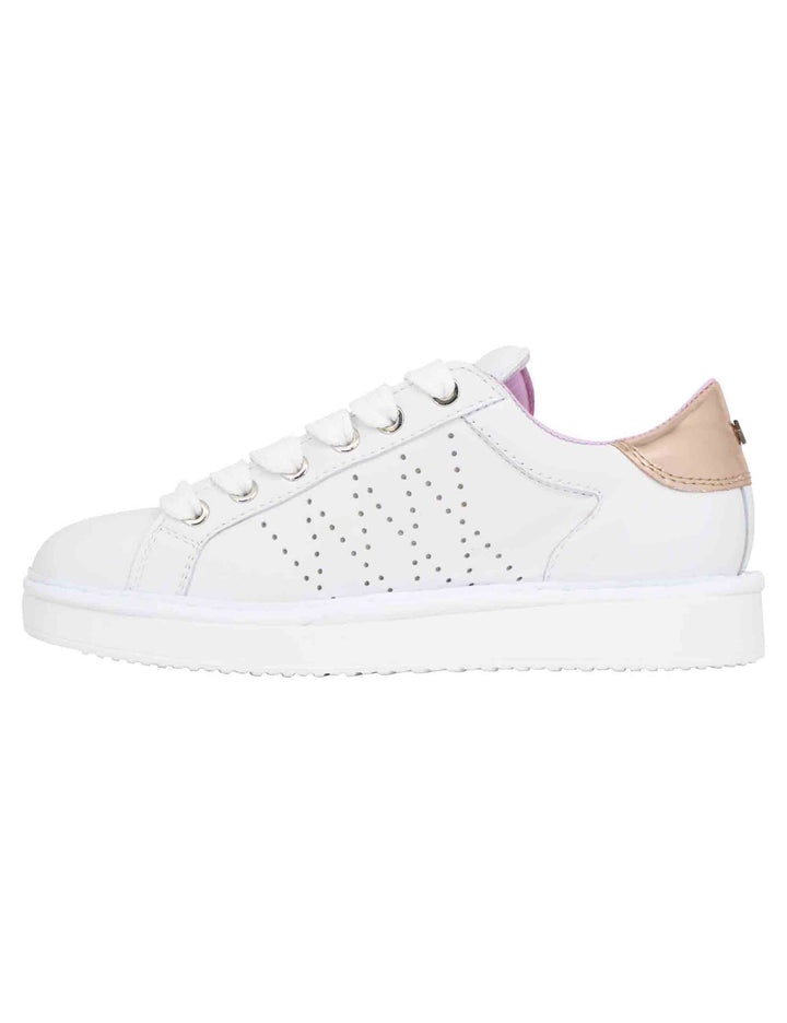 Spatarella Sneakers donna in pelle bianca Pezzi Unici