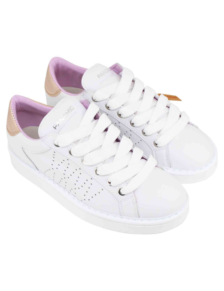 Spatarella Sneakers donna in pelle bianca Pezzi Unici