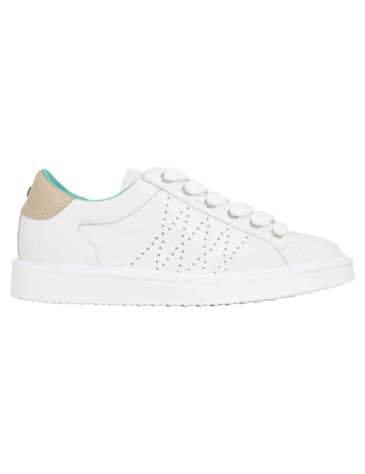 Spatarella Sneakers uomo in pelle bianca Nuova