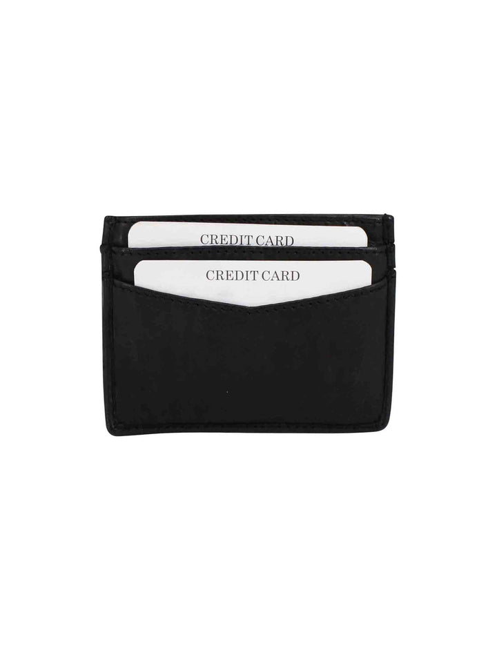 Spatarella Portacarte uomo in pelle vintage nero Soddisfazione Garantita