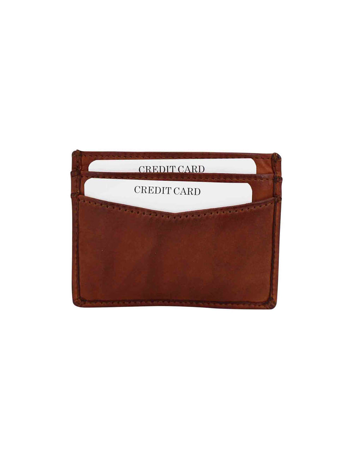 Spatarella Portacarte uomo in pelle vintage cuoio Qualità Garantita
