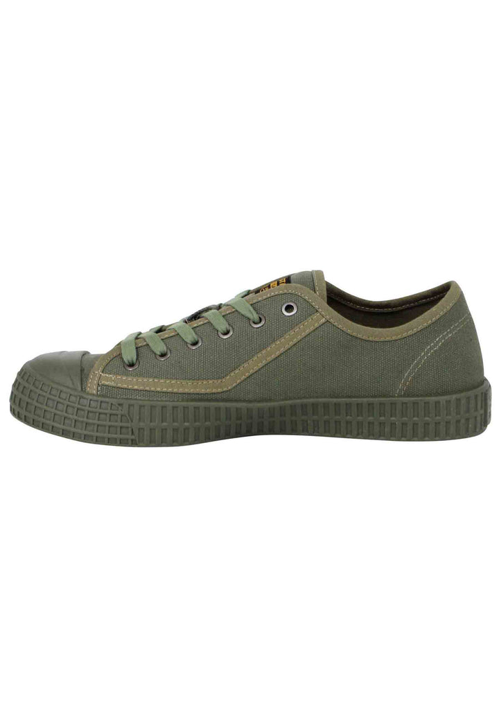 Spatarella Sneakers uomo Rovulc II in canvas verde Prezzo Ridotto