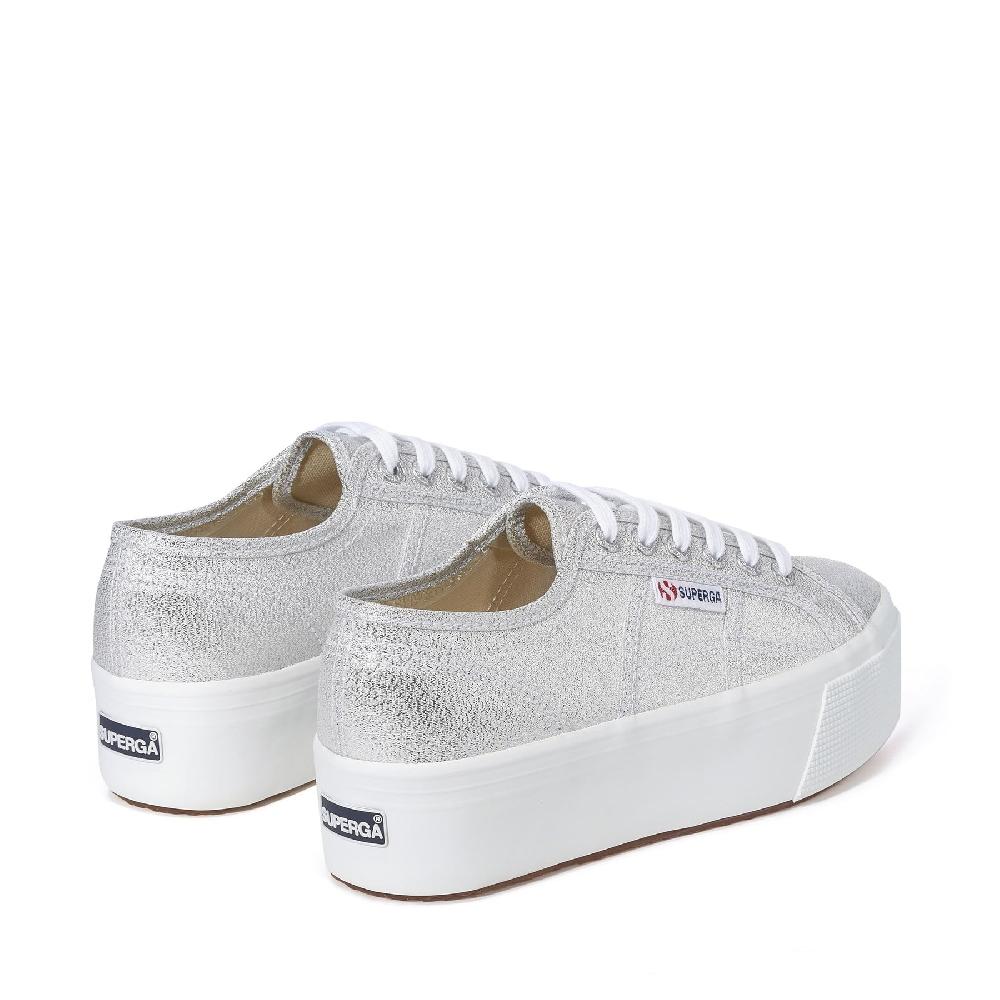 Superga 2790 PLATFORM LAMEGREY SILVER Nuova