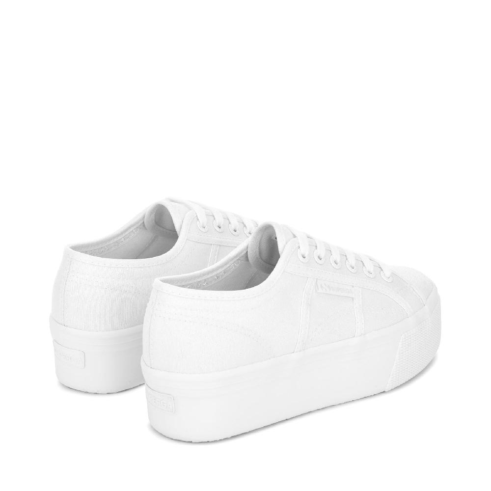 Superga 2790 PLATFORM LAMETOTAL WHITE Italy