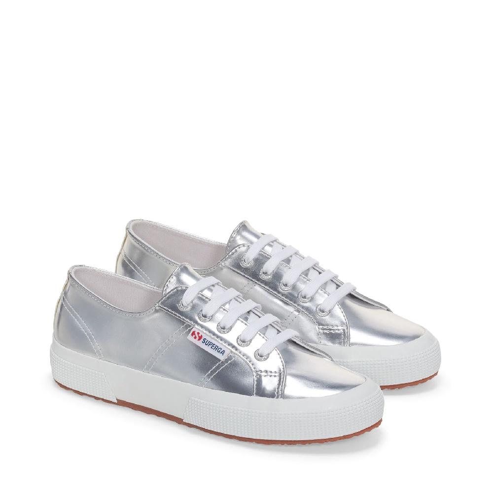 Superga 2750 MIRROR SYNTHETIC MATERIALSILVER Nuovo