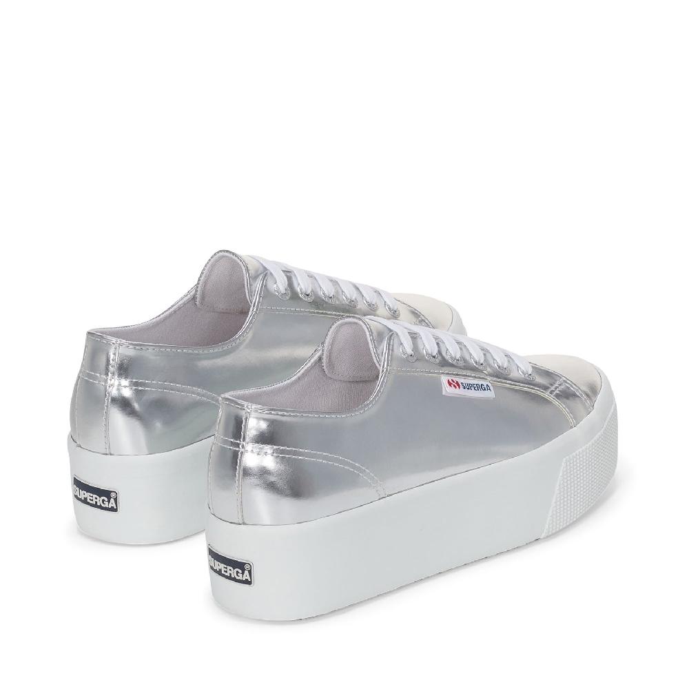 Superga 2790 MIRROR SYNTHETIC MATERIALSILVER Qualità