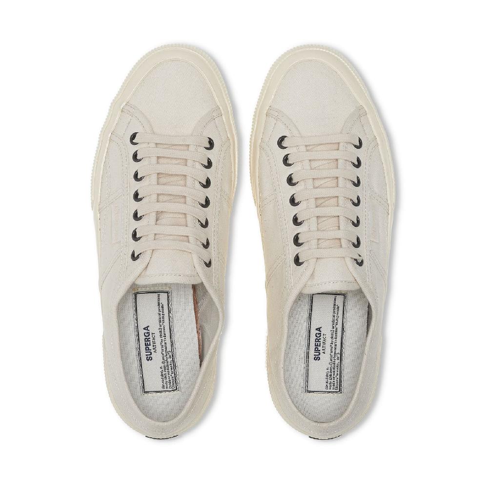 Superga 2750 OG HERRINGBONEBEIGE RAW-OFF WHITE Vendita