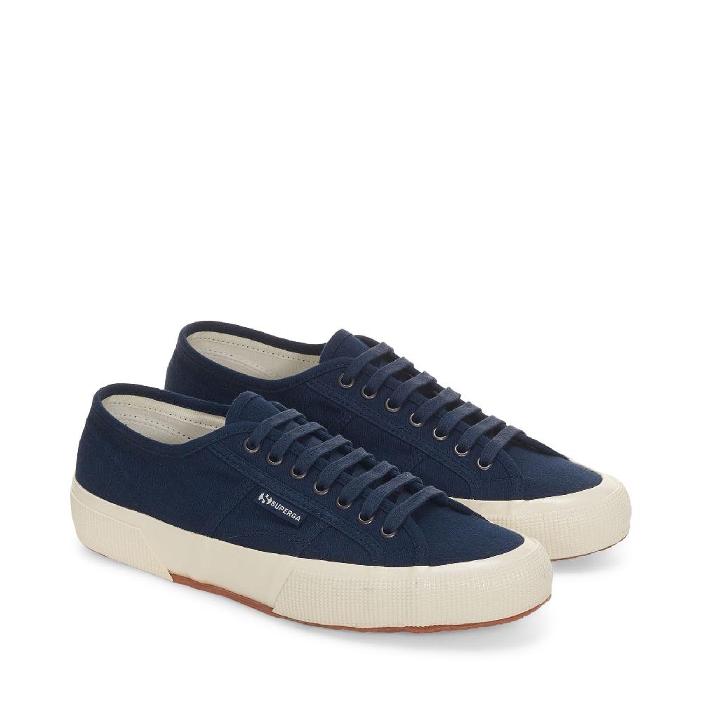 Superga 2750 OG HERRINGBONENAVY-OFF WHITE Promozione