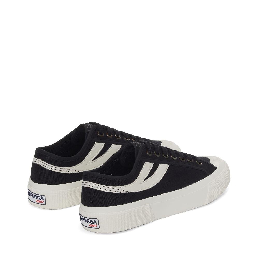 Superga 2750 PANATTA 3.0BLACK-WHITE AVORIO Consegna Veloce