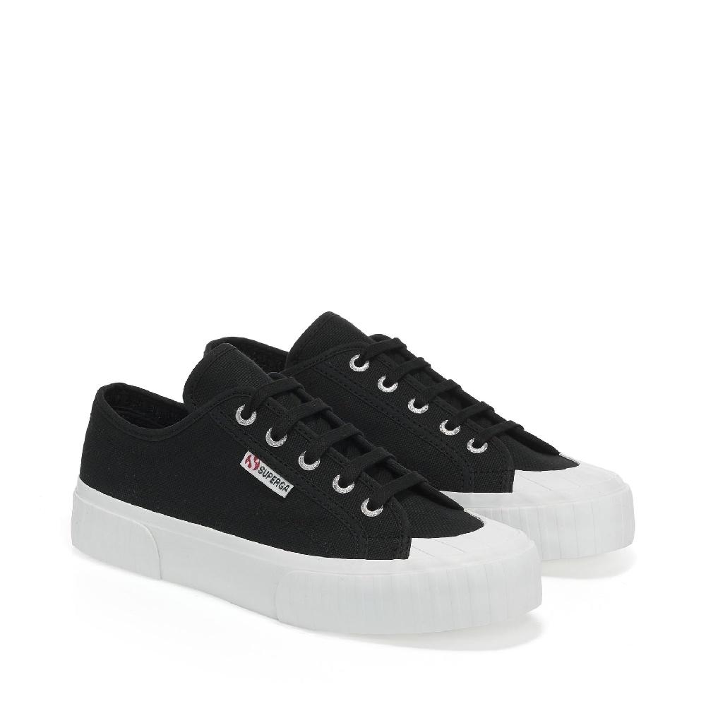 Superga 2630 STRIPEBLACK-FWHITE Shopping Online
