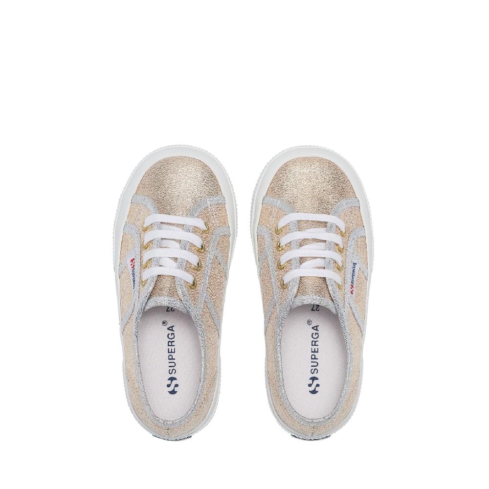 Superga 2750-LAMEJGOLD-GREY SILVER Vendite Flash