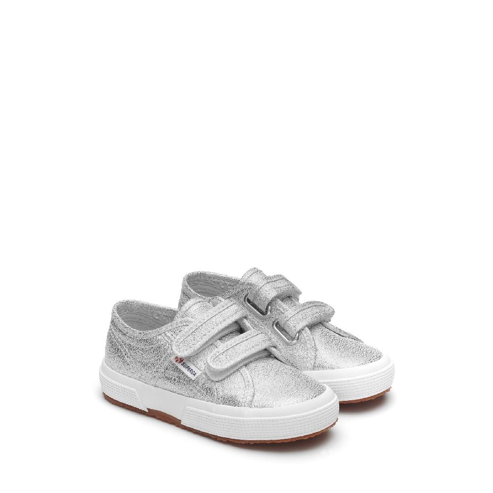 Superga 2750-LAMESTRAPJGREY SILVER Nuovo