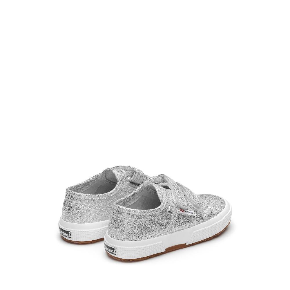 Superga 2750-LAMESTRAPJGREY SILVER Nuovo