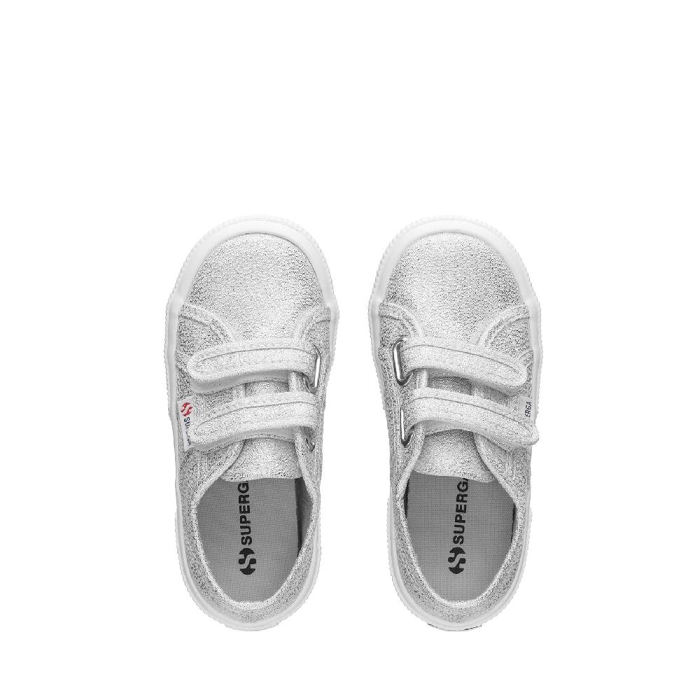 Superga 2750-LAMESTRAPJGREY SILVER Nuovo