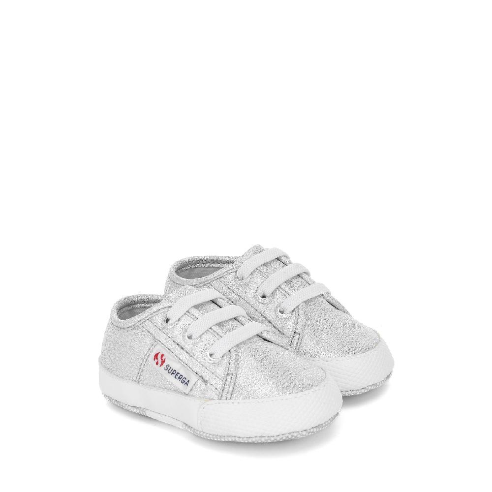 Superga 4006 BABY LAMEGREY SILVER Spedizione Gratuita