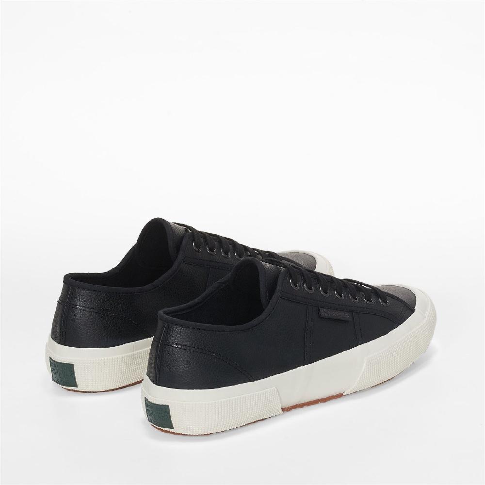 Superga 2750 OG LEATHERBLACK-F AVORIO-BLACK Pezzi Unici