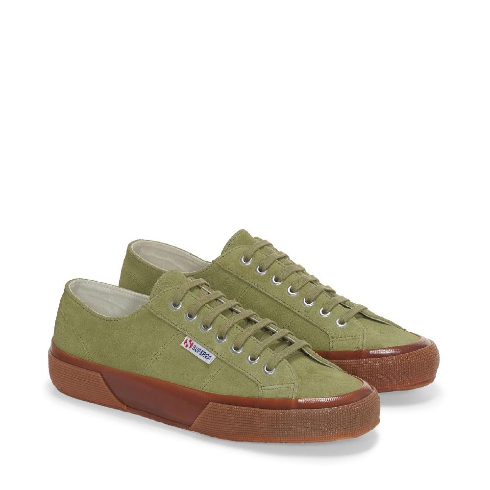 Superga 2750 OG SUEDEGREEN SAGE-GUM Consegna Veloce