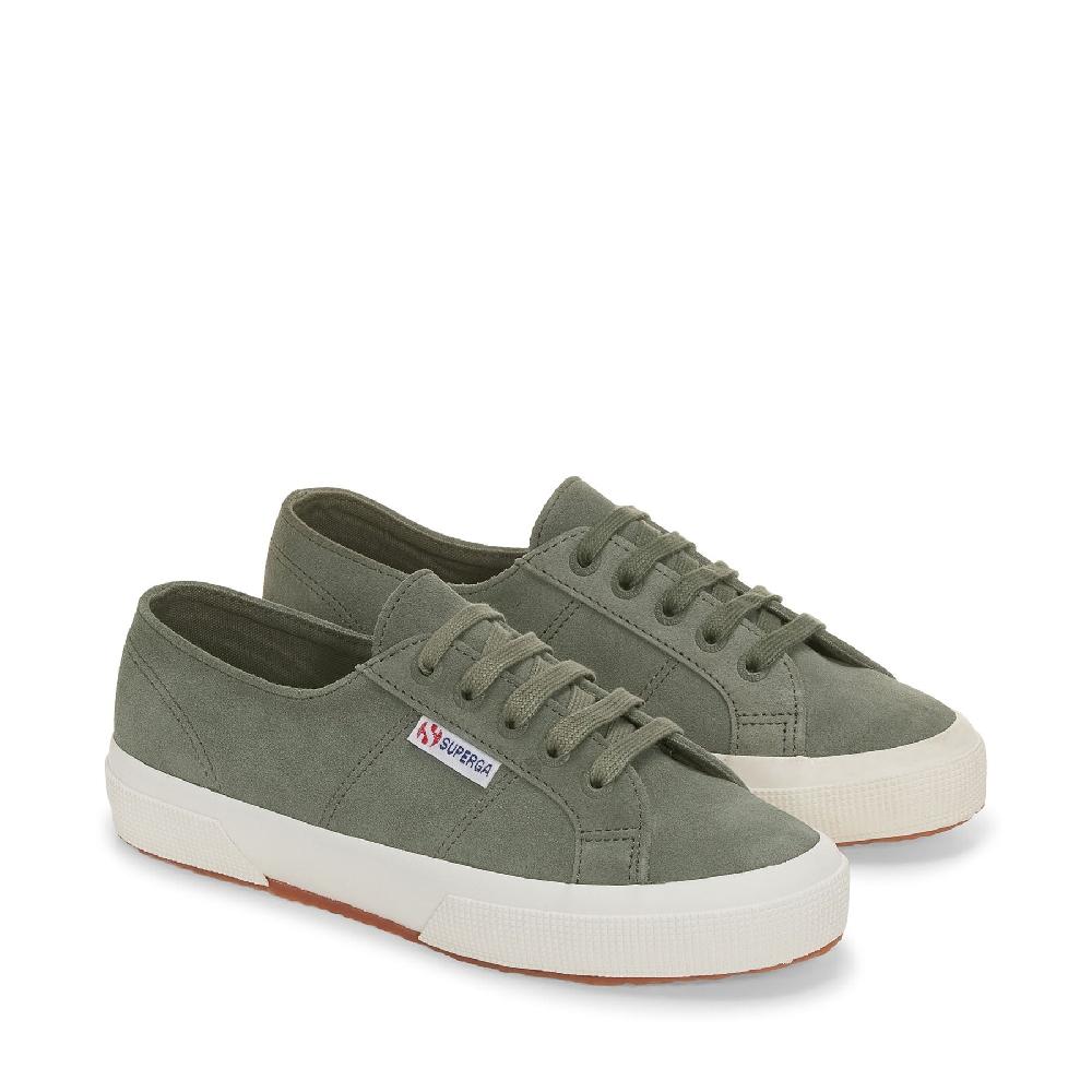 Superga 2750 SUEDEGREY GREENISH-FAVORIO Fino Al -60%