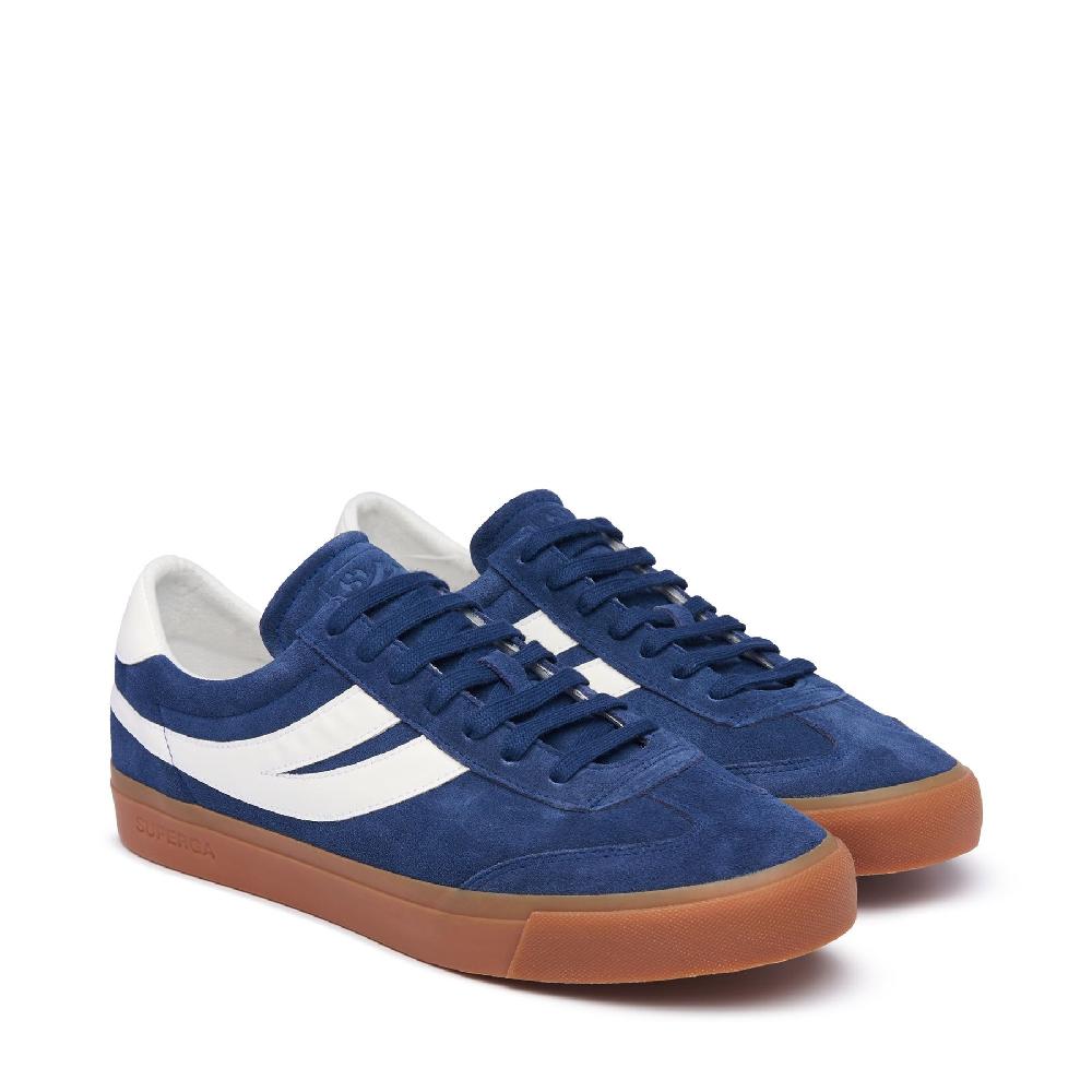 Superga 4834 CLUB S SWALLOW SUEDENAVY-GUM Sottocosto