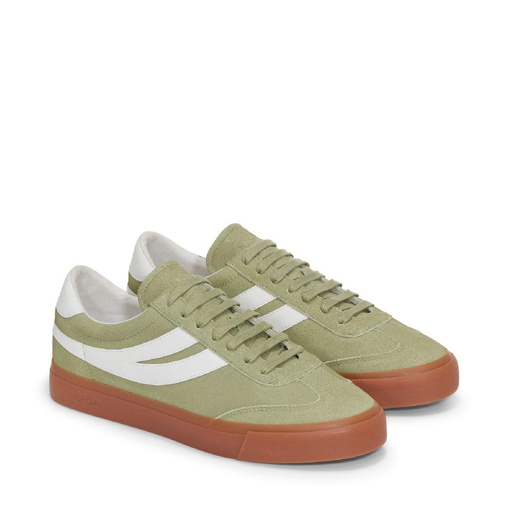 Superga 4834 CLUB S SWALLOW SUEDEGREEN SAGE-GUM Convenienza