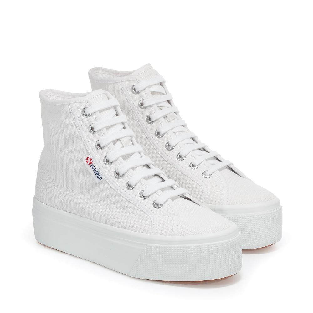 Superga 2708 HI TOPWHITE Vendita Economica