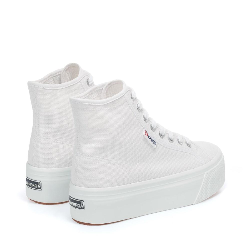 Superga 2708 HI TOPWHITE Vendita Economica