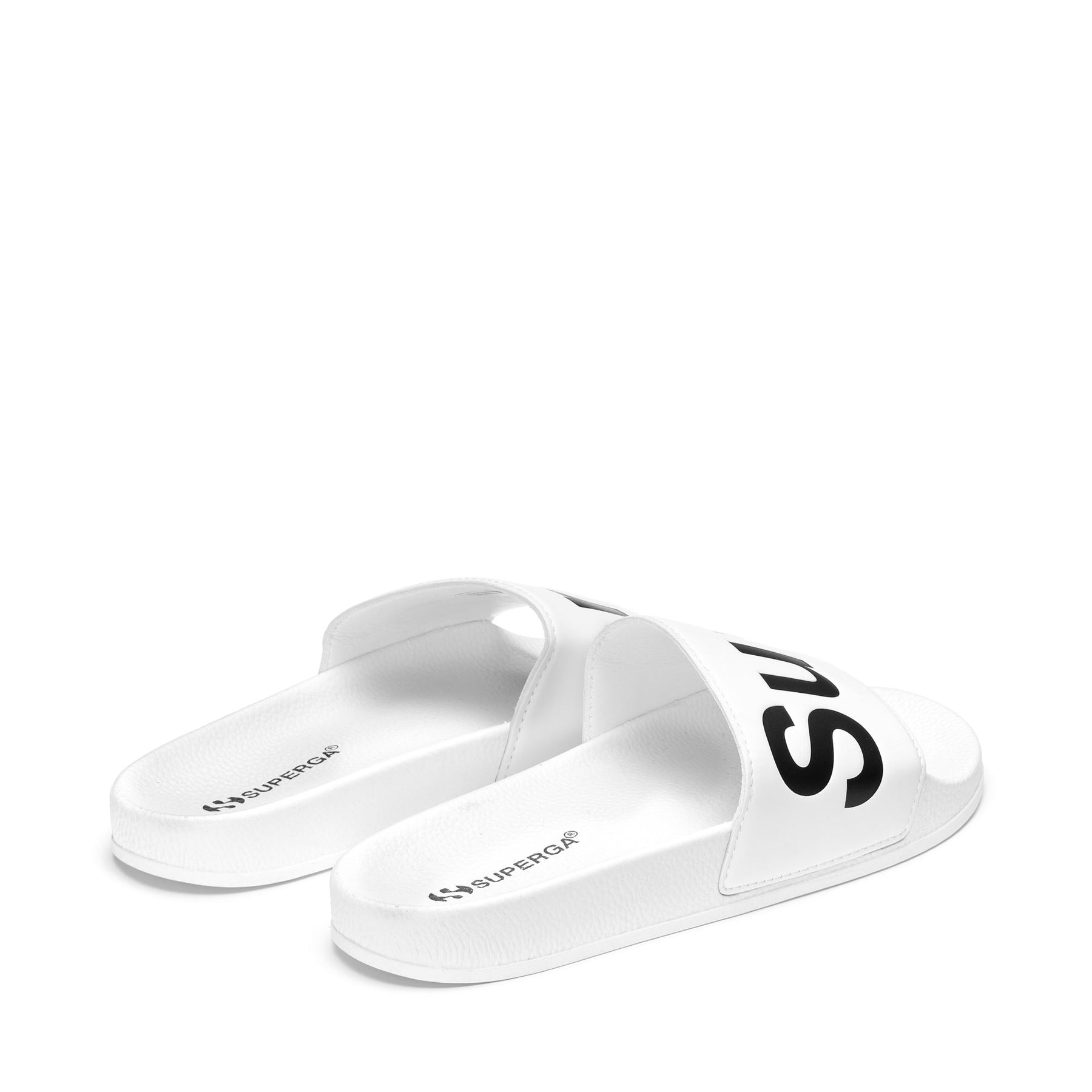 Superga 1908 SLIDES POLYSOFTWHITE-BLACK 2025