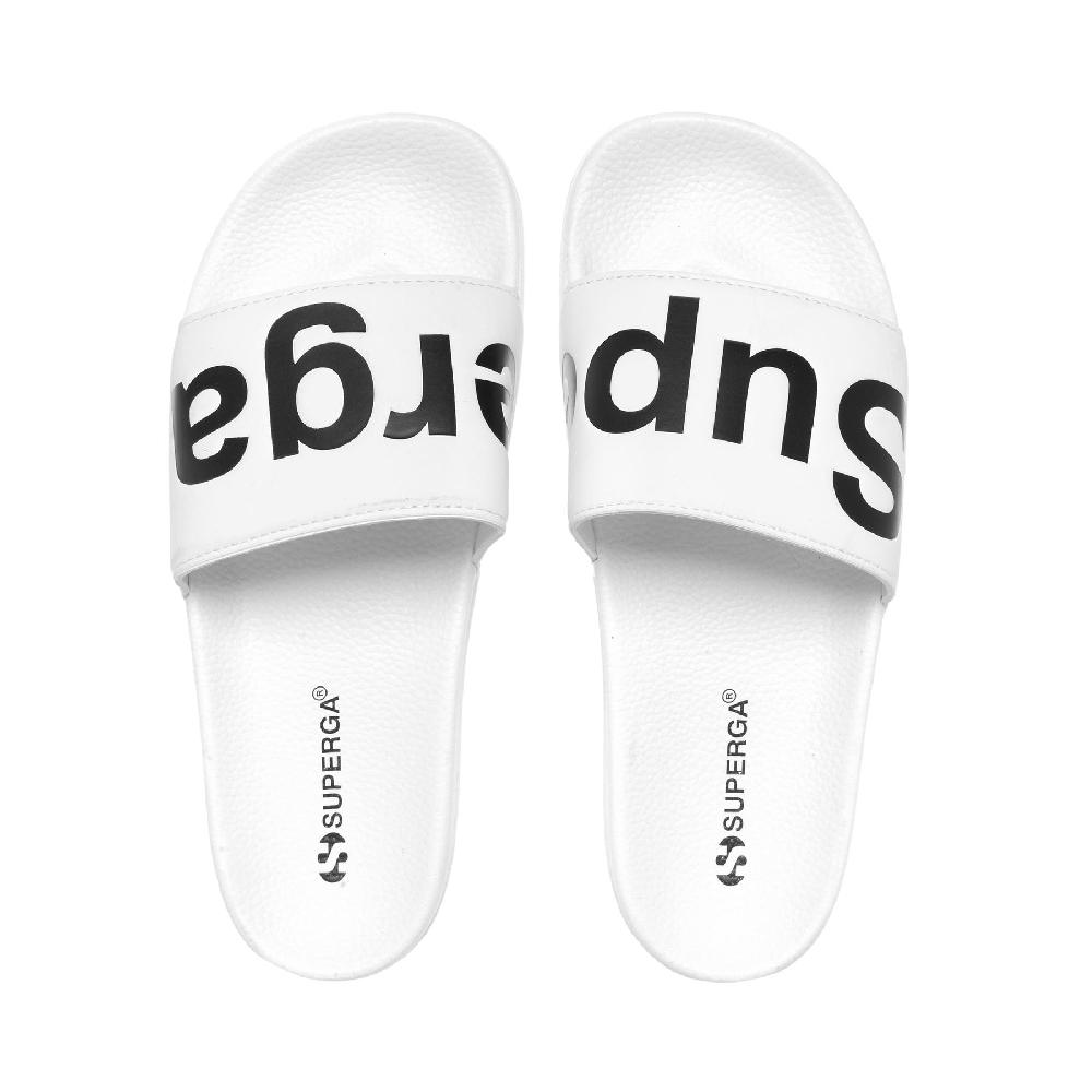 Superga 1908 SLIDES POLYSOFTWHITE-BLACK 2025
