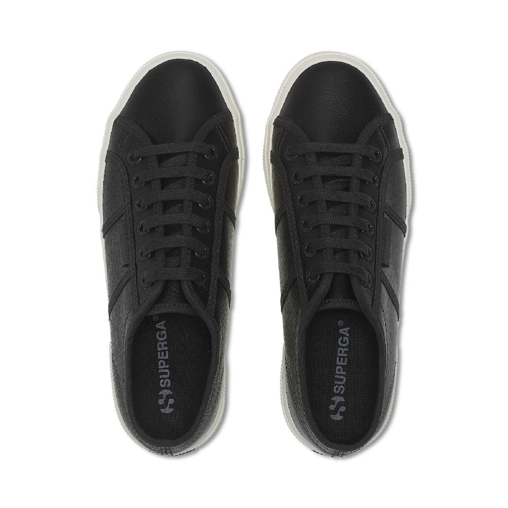 Superga 2740 PLATFORM TUMBLED LEATHERBLACK BRISTOL-FAVORIO Acquista Ora