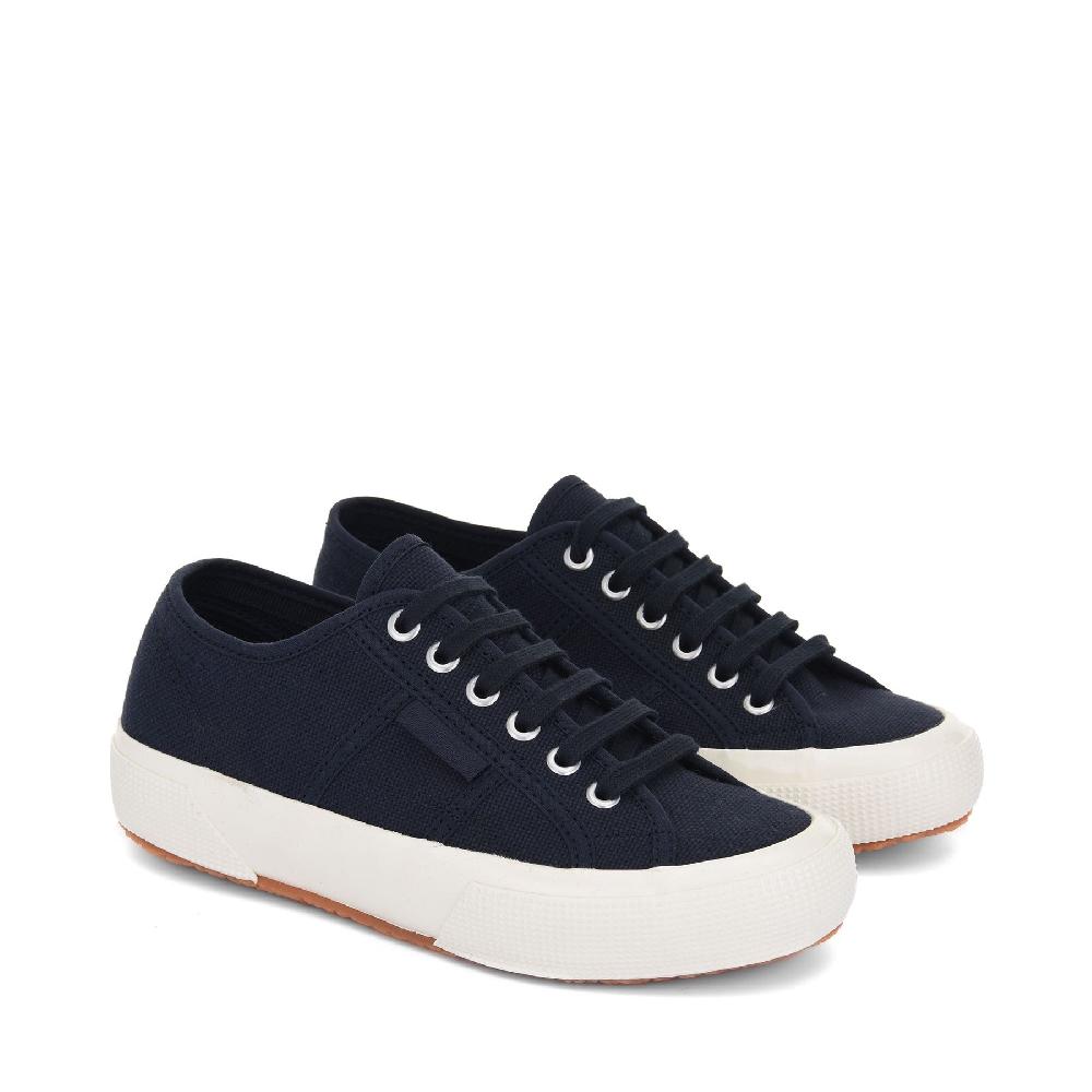 Superga 2750 OGBLUE NAVY-WHITE AVORIO Consegna Veloce