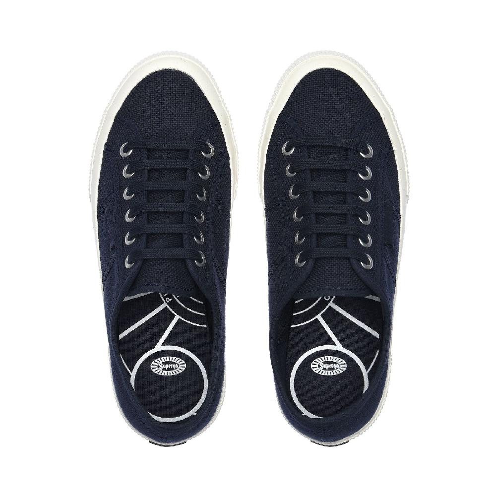 Superga 2750 OGBLUE NAVY-WHITE AVORIO Consegna Veloce