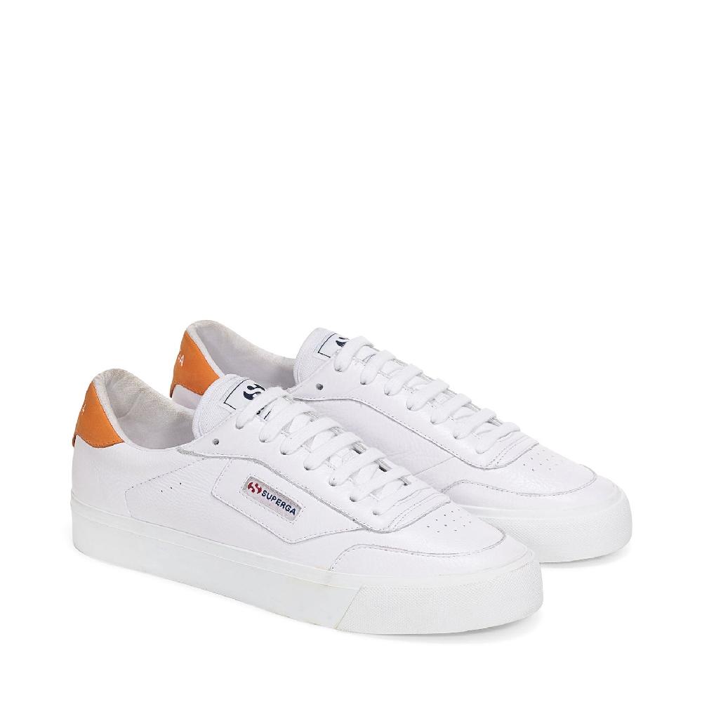 Superga 3843 COURTWHITE-ORANGE Shopping Online