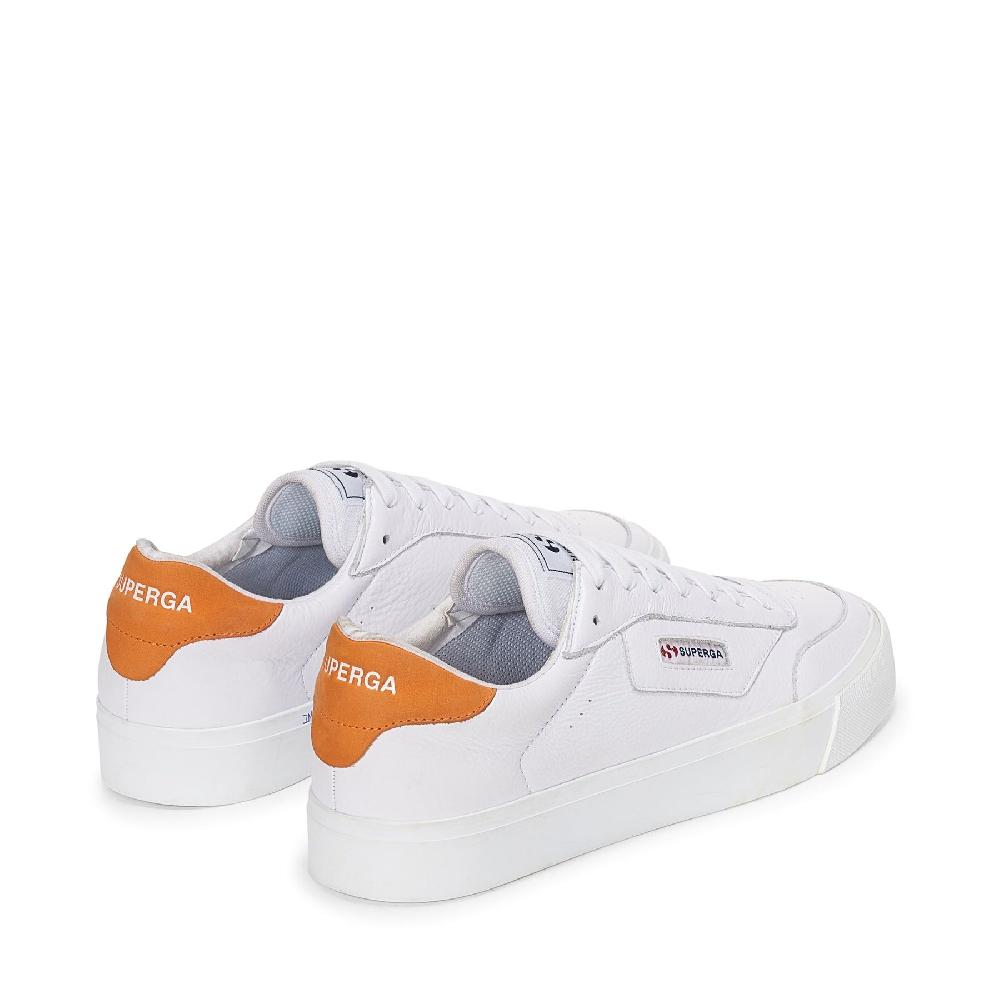 Superga 3843 COURTWHITE-ORANGE Shopping Online