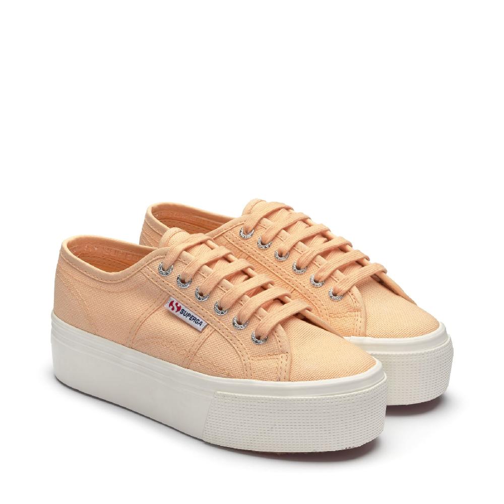 Superga 2790 PLATFORMORANGE APRICOT-F AVORIO Offerta